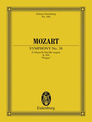 cover image of Symphony No. 38 D major